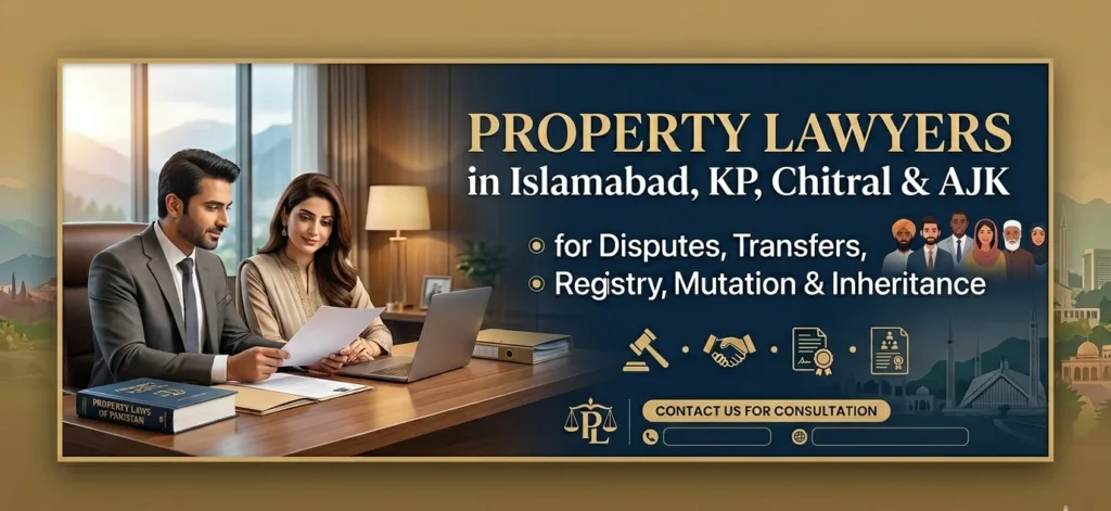Property Lawyers in Islamabad KP Chitral AJK